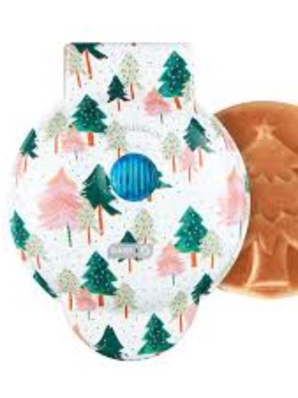 Dash Christmas Tree Mini Nonstick Waffle Maker-NWT